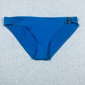 Eres Sharp Edge Bikini Bottoms Women's Size 14 Blue Slip Plage Hipster Swimwear